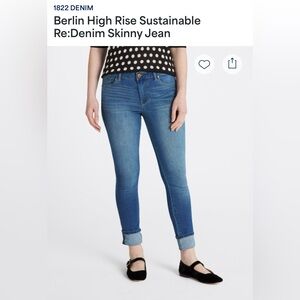 1822 Denim High Rise Blue Jeans - Size 8